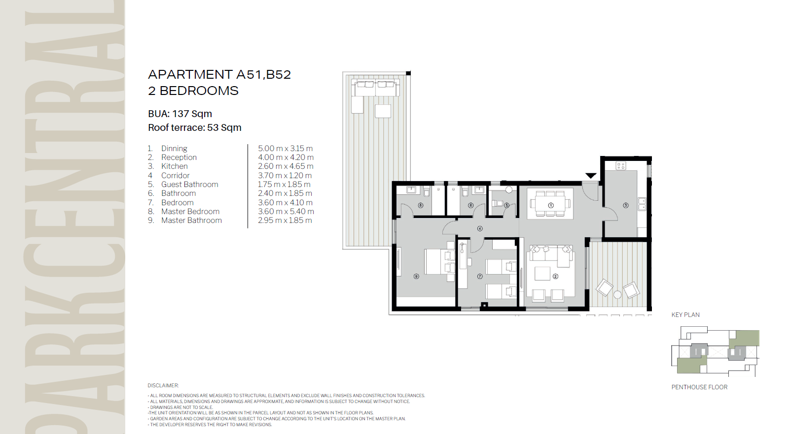 Floor Plan - Park Central Mostakbal City Compound Hassan Allam Properties