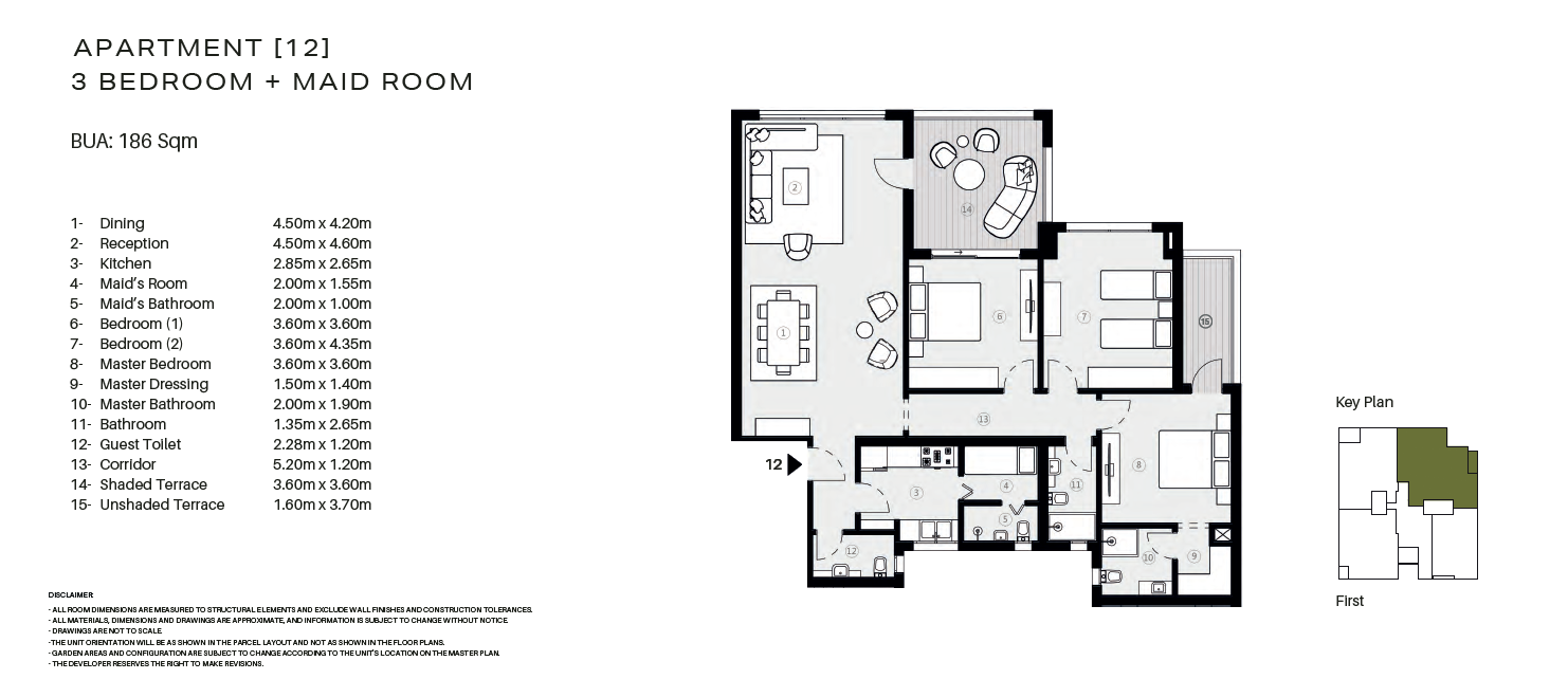 Floor Plan - كمبوند بارك سنترال المستقبل سيتي حسن علام للتطوير العقاري - Park Central Mostakbal City Compound