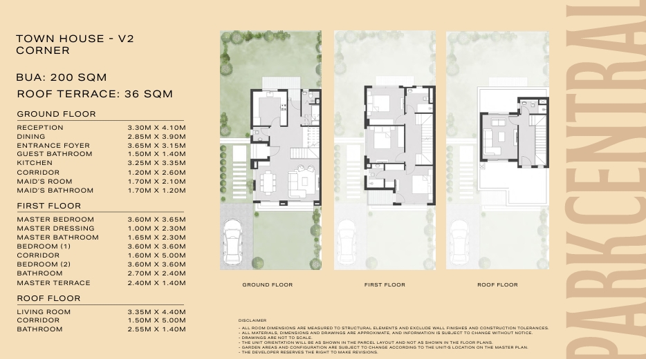 Floor Plan - Park Central Mostakbal City Compound Hassan Allam Properties