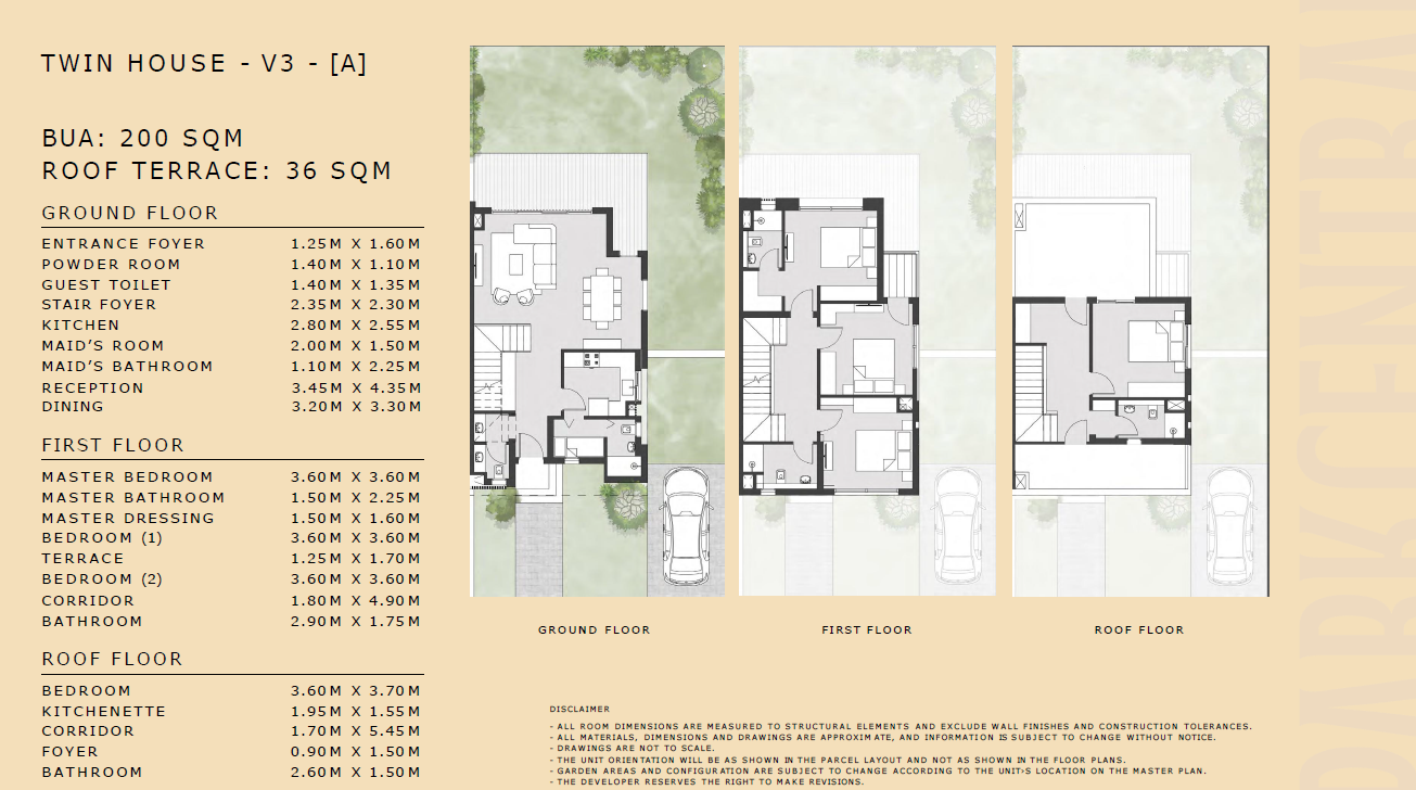 Floor Plan - كمبوند بارك سنترال المستقبل سيتي حسن علام للتطوير العقاري - Park Central Mostakbal City Compound
