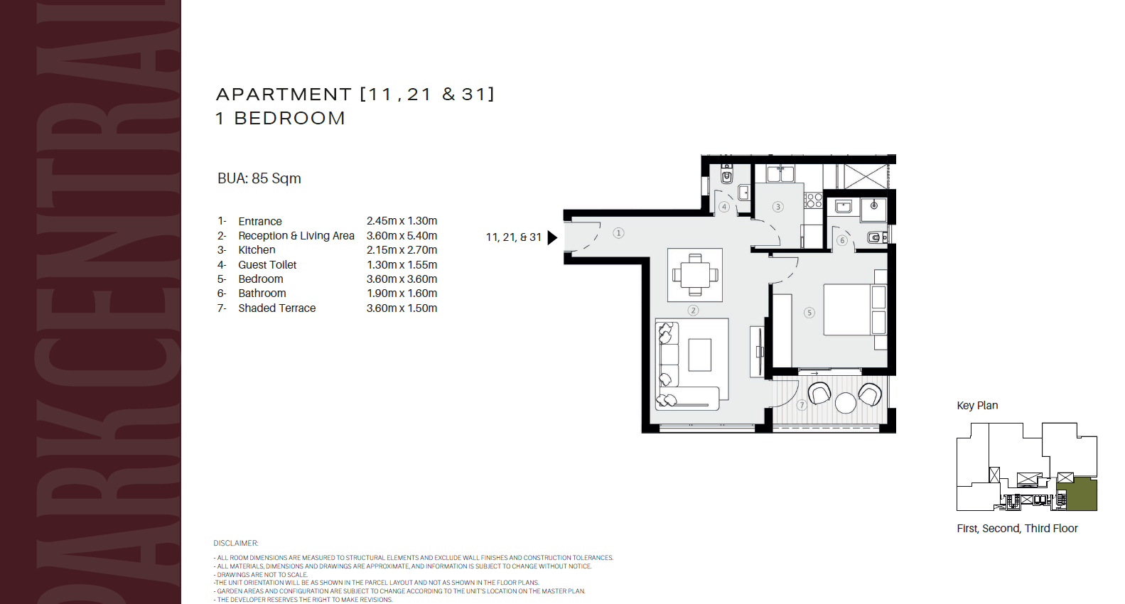 Floor Plan - كمبوند بارك سنترال المستقبل سيتي حسن علام للتطوير العقاري - Park Central Mostakbal City Compound