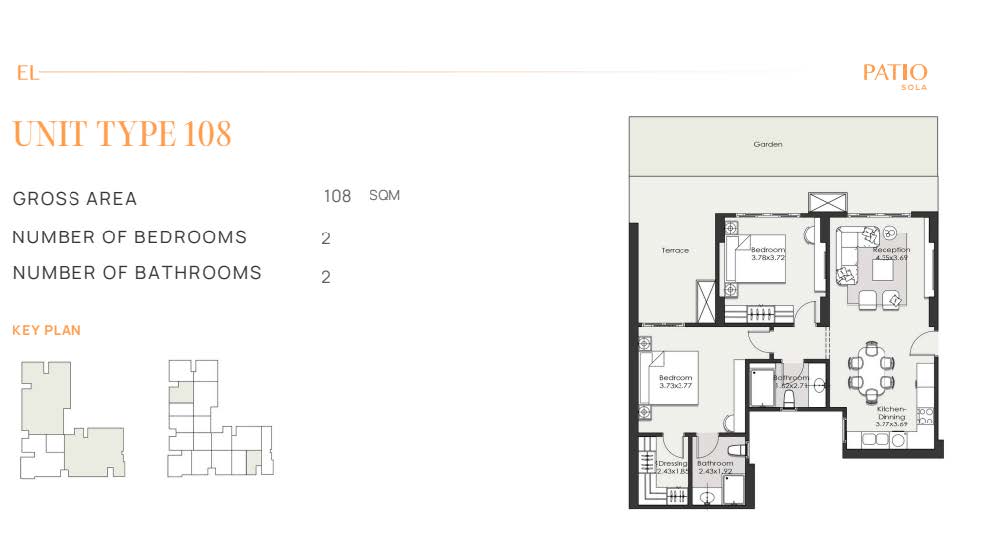 Floor Plan - كمبوند الباتيو سولا الشروق لافيستا للتطوير العقاري - El Patio Sola Elsherouk Compound