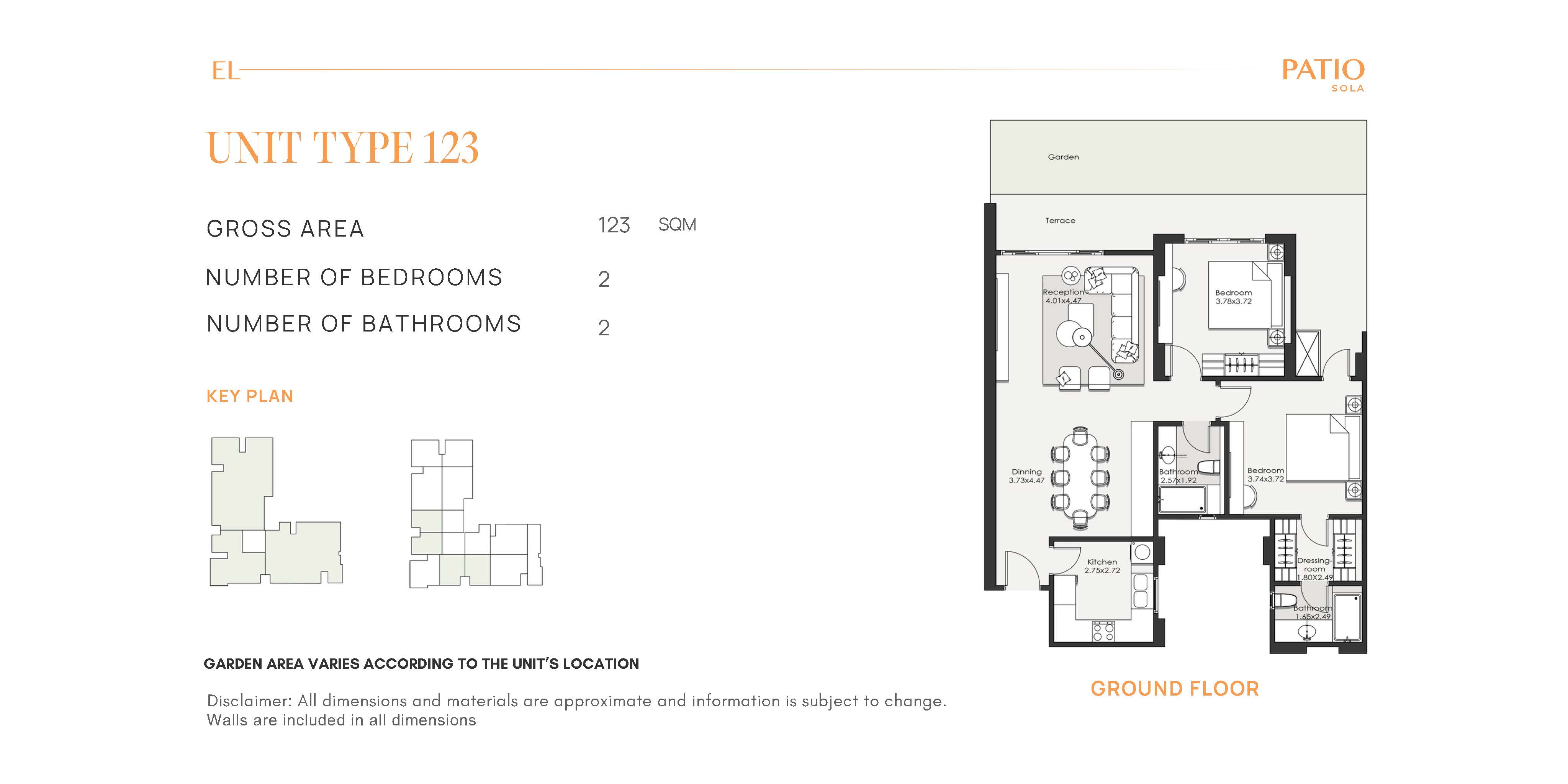 Floor Plan - كمبوند الباتيو سولا الشروق لافيستا للتطوير العقاري - El Patio Sola Elsherouk Compound