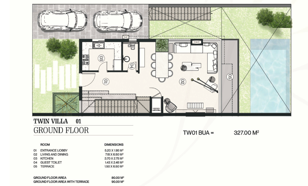 Floor Plan - كمبوند نوي التجمع الخامس اوربن لينز للتطوير العقاري - NOI New Cairo Compound