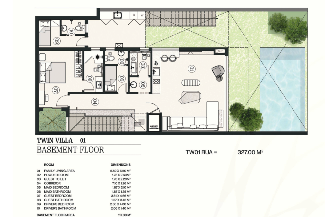 Floor Plan - كمبوند نوي التجمع الخامس اوربن لينز للتطوير العقاري - NOI New Cairo Compound