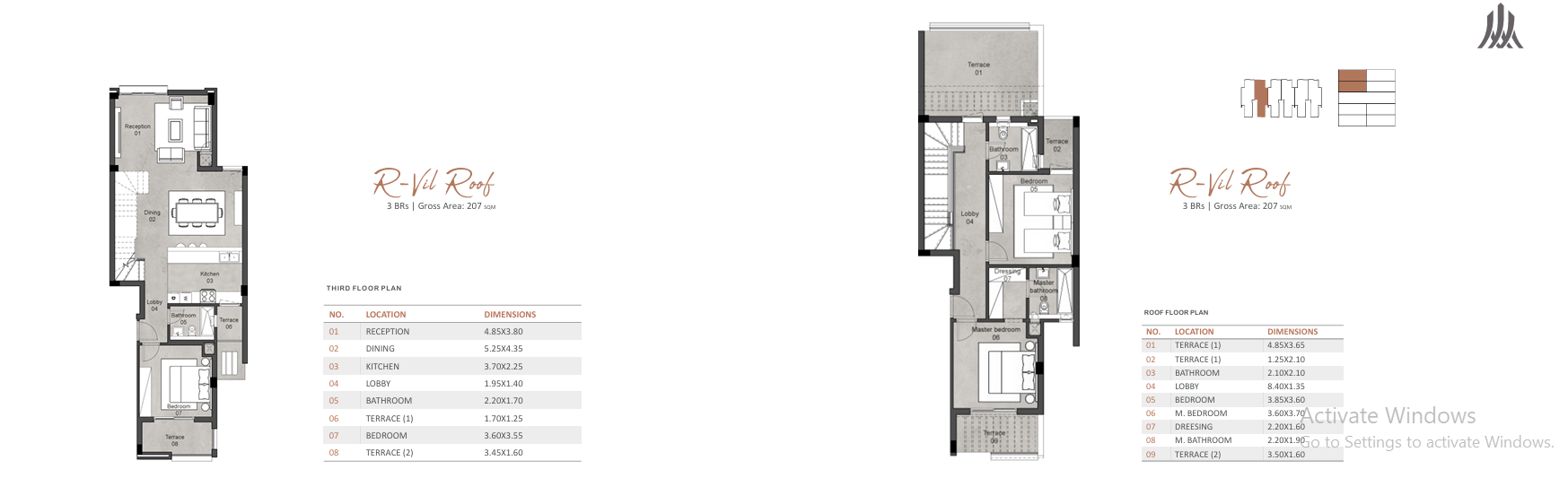 Floor Plan - كمبوند روزفيل العاصمة الإدارية الجديدة شركة صروح للتطوير العقاري- Rosevil New Capital Compound