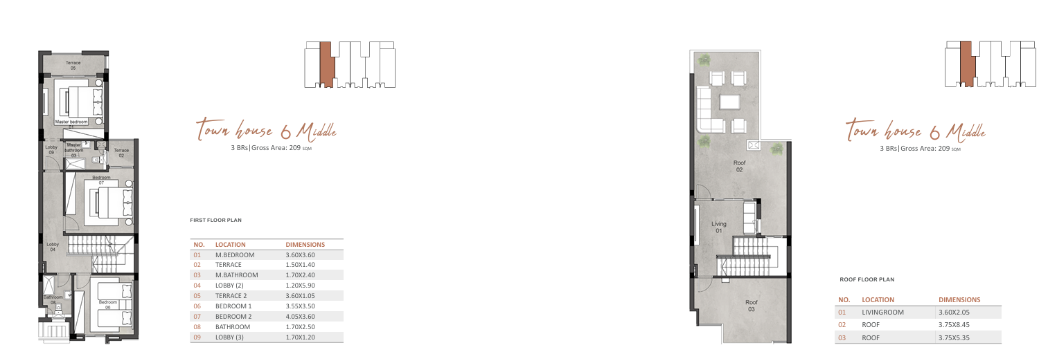 Floor Plan - Rosevil New Capital Compound Sorouh Developments