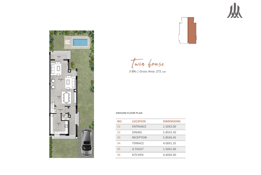 Floor Plan - Rosevil New Capital Compound Sorouh Developments