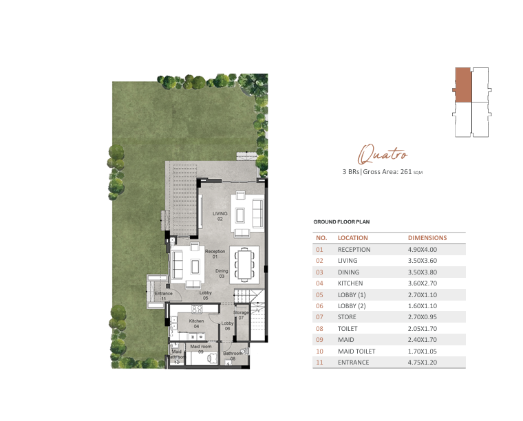 Floor Plan - Rosevil New Capital Compound Sorouh Developments
