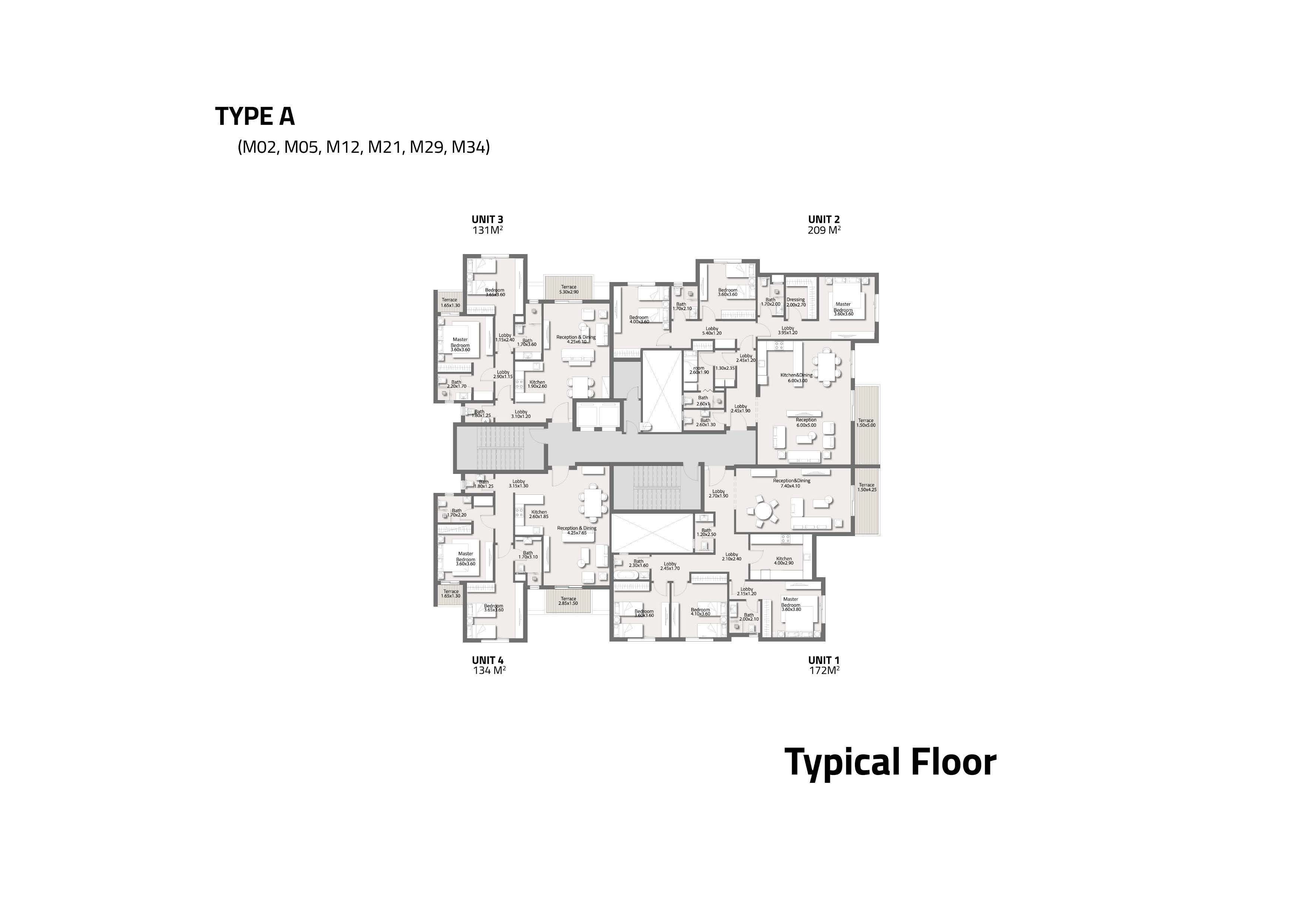 Floor Plan - كمبوند مور ريزيدنس القاهرة الجديدة لاند مارك صبور للتطوير العقاري - More Residence New Cairo Compound