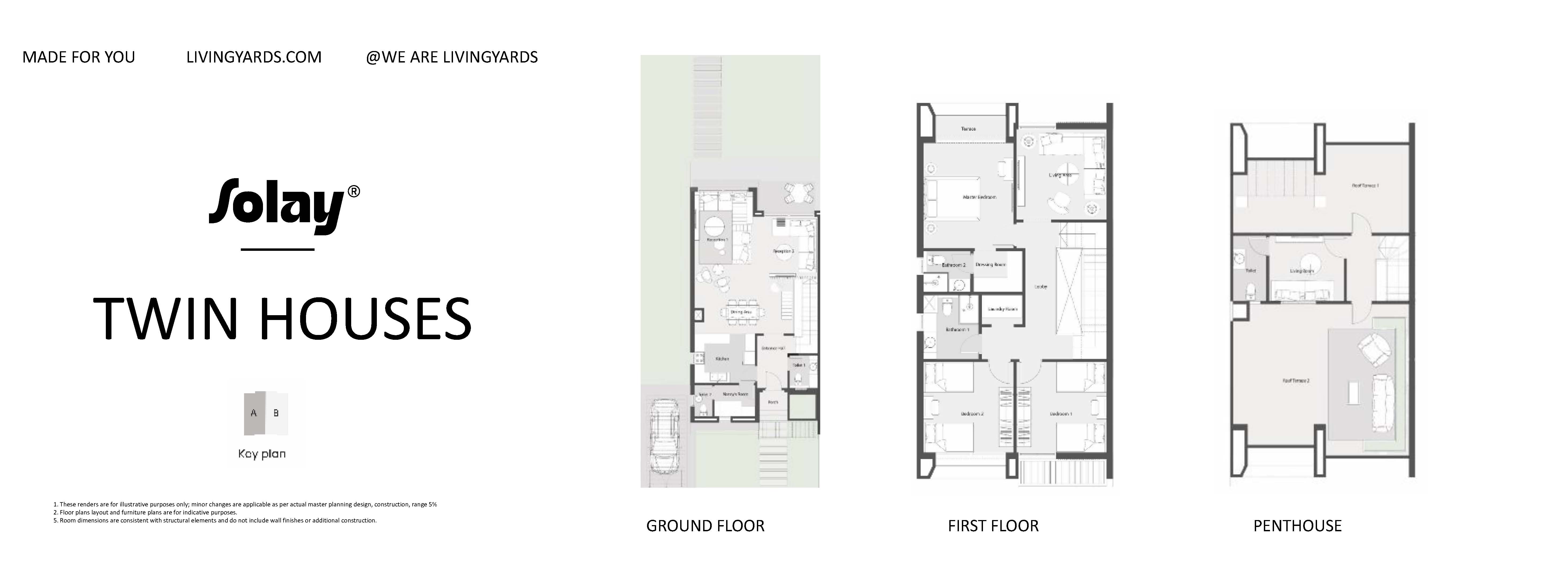 Plan 22 - Solay New Cairo Compound Living Yards Developments