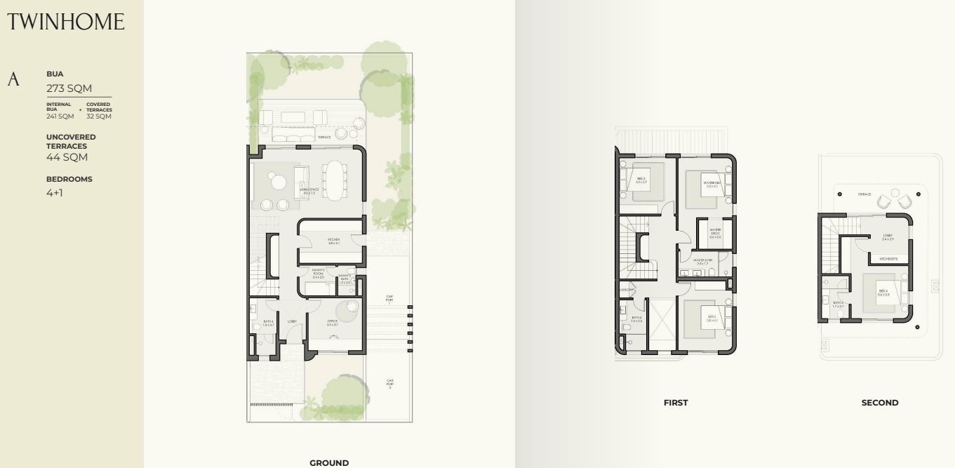 Floor Plan - District 6 New Cairo Compound Marakez Developments