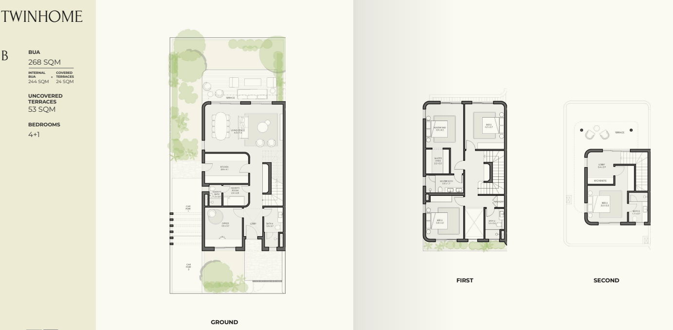 Floor Plan - District 6 New Cairo Compound Marakez Developments