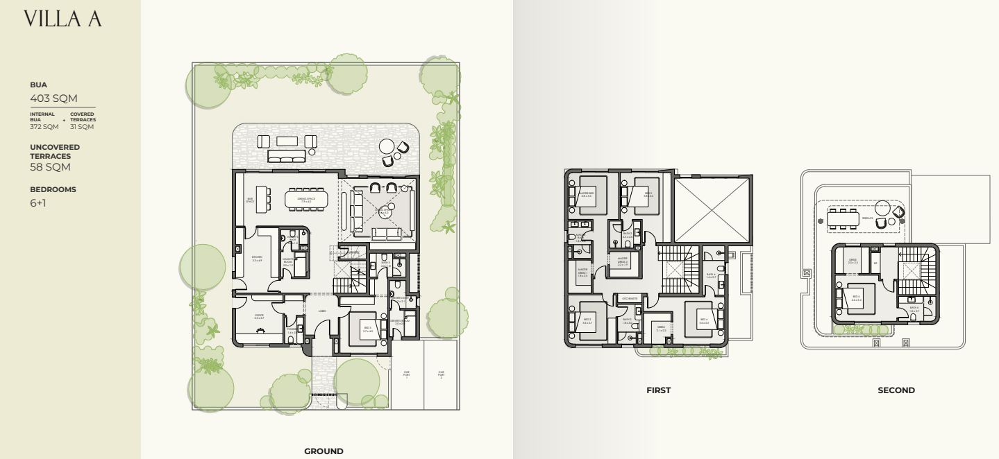 Floor Plan - District 6 New Cairo Compound Marakez Developments