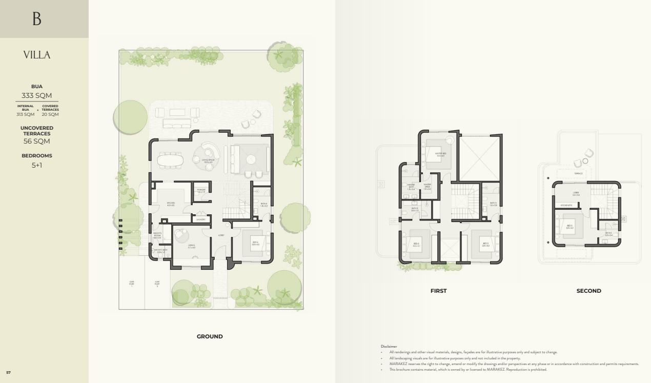 Floor Plan - District 6 New Cairo Compound Marakez Developments