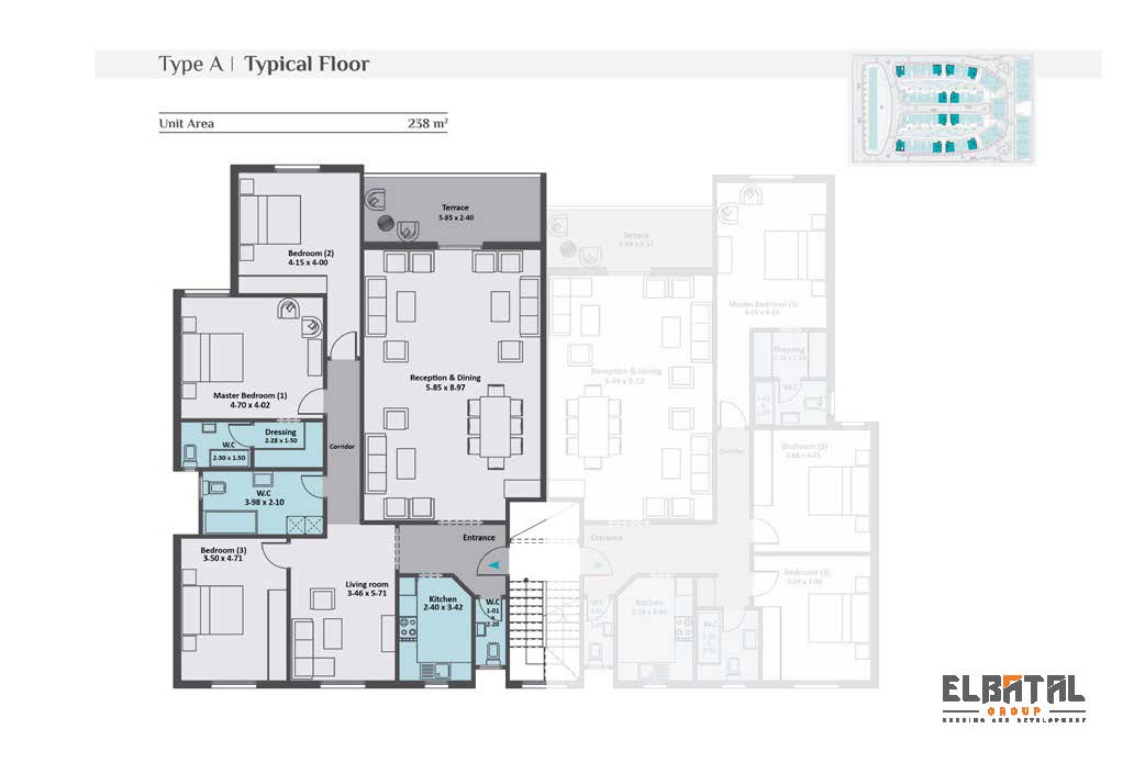 Floor Plan - Rock Vera New Cairo Compound El Batal Developments