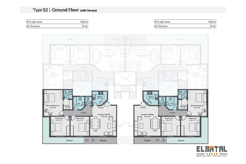 Plan 6 - Rock Vera New Cairo Compound El Batal Developments