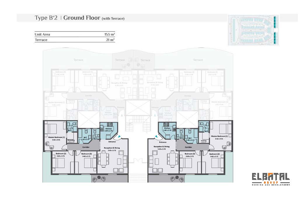 Plan 5 - Rock Vera New Cairo Compound El Batal Developments