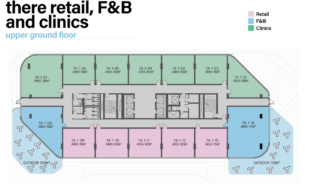 Floor Plan - There New Cairo Compound Land Mark Sabbour
