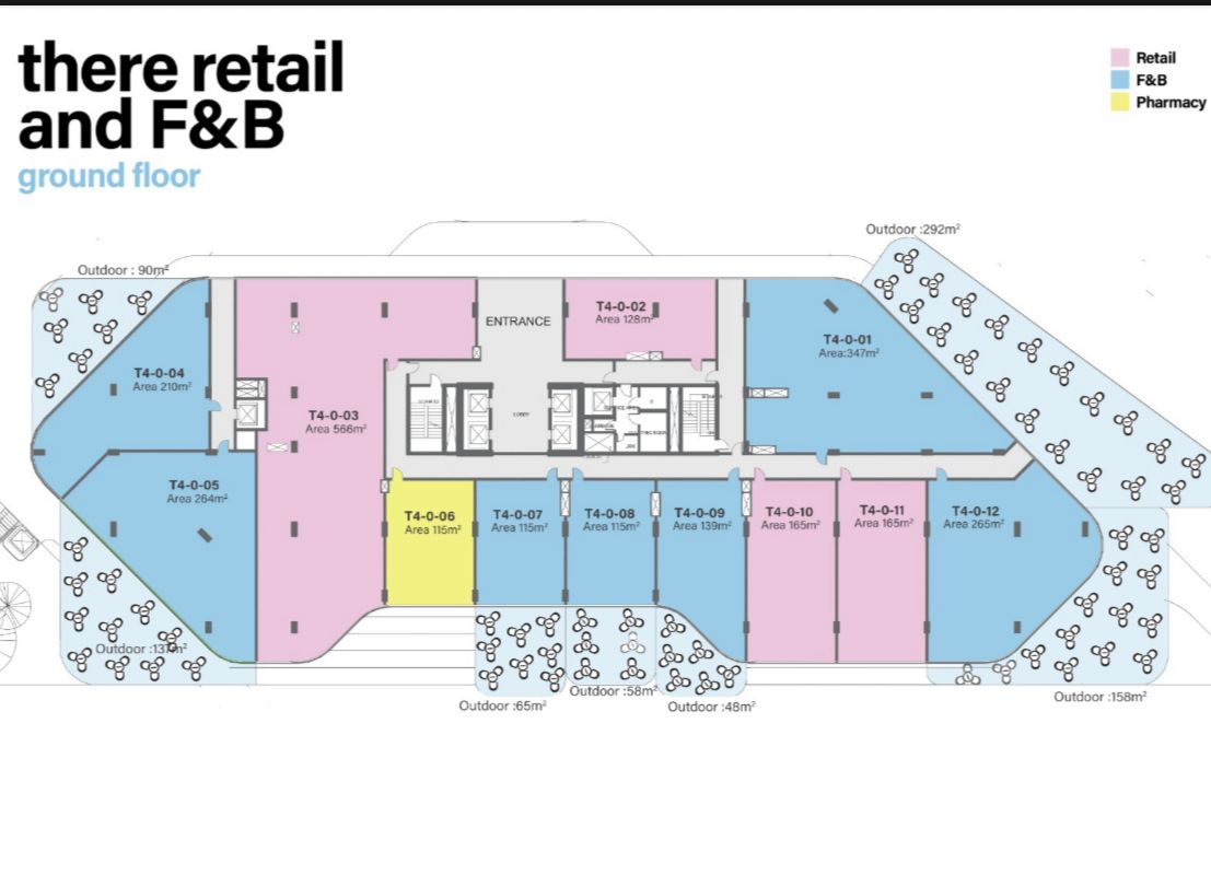 Floor Plan - كمبوند زير التجمع الخامس لاند مارك صبور - There New Cairo Compound