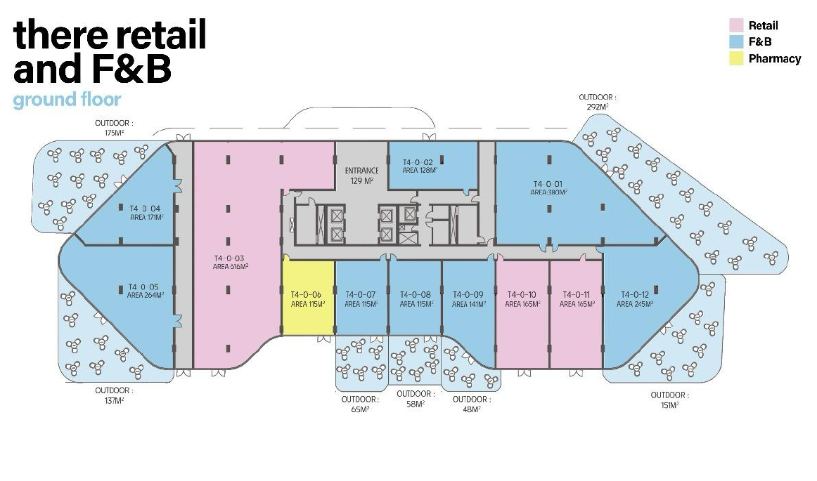 Floor Plan - كمبوند زير التجمع الخامس لاند مارك صبور - There New Cairo Compound