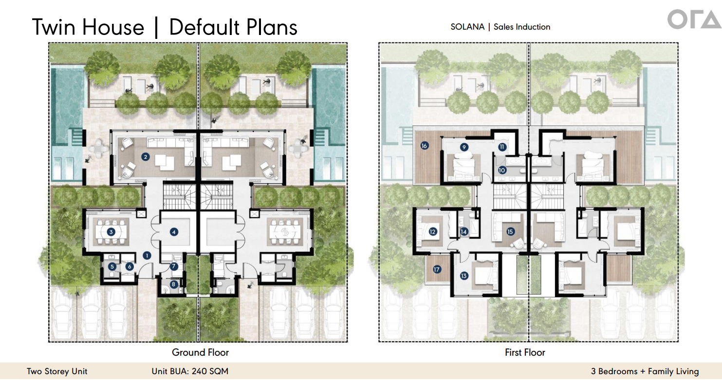 Floor Plan - كمبوند سولانا ايست التجمع الخامس اورا - Solana East New Cairo Compound