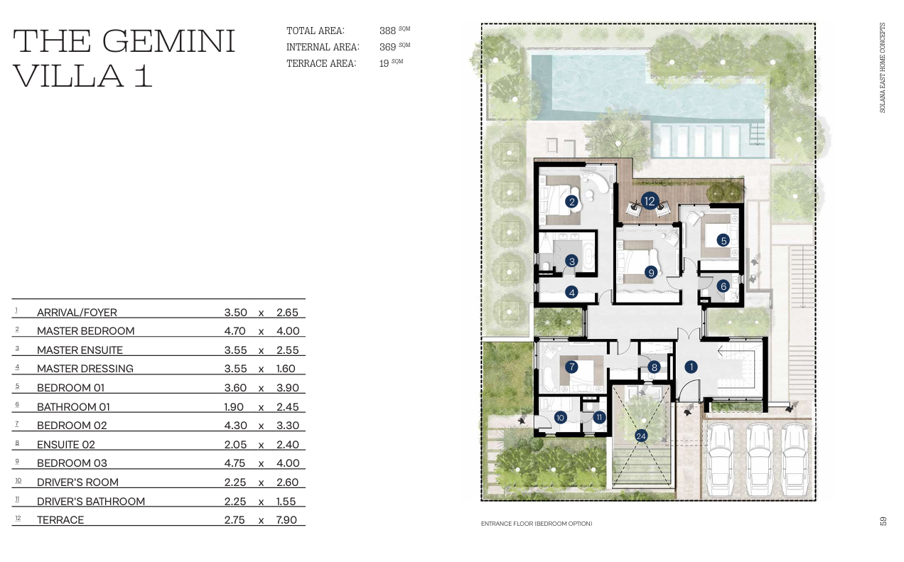 Floor Plan - كمبوند سولانا ايست التجمع الخامس اورا - Solana East New Cairo Compound