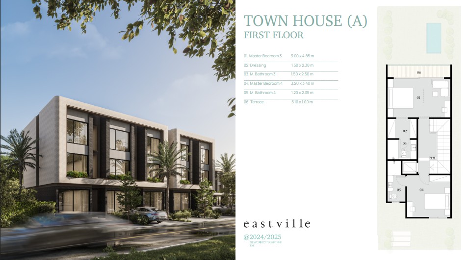 Floor Plan - Eastville New Cairo Compound Ajna Developments