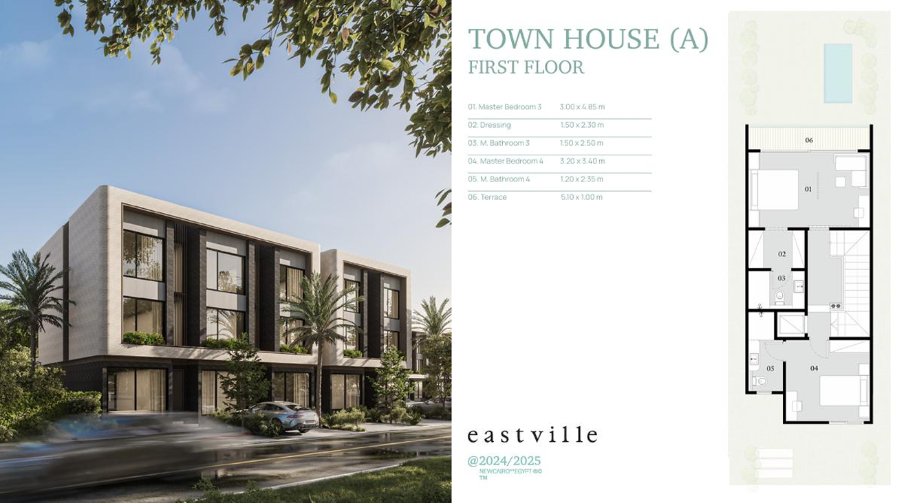 Floor Plan - Eastville New Cairo Compound Ajna Developments