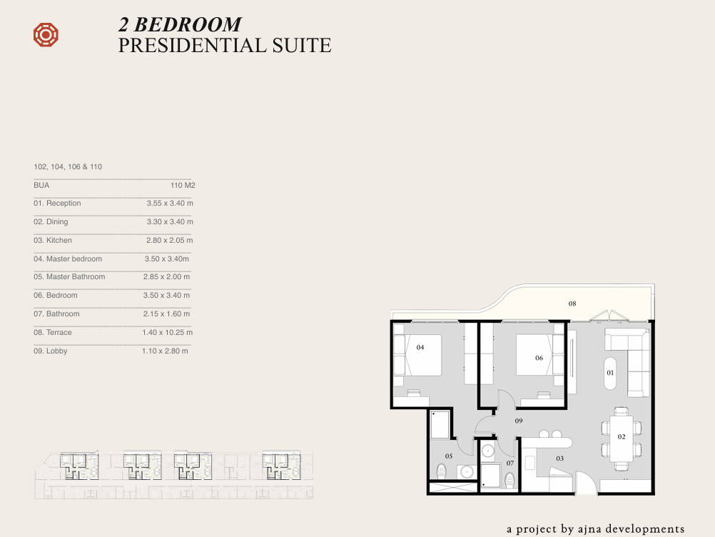 Floor Plan - Eastville New Cairo Compound Ajna Developments