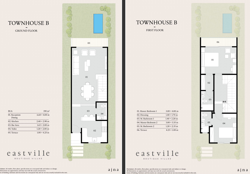 Floor Plan - Eastville New Cairo Compound Ajna Developments