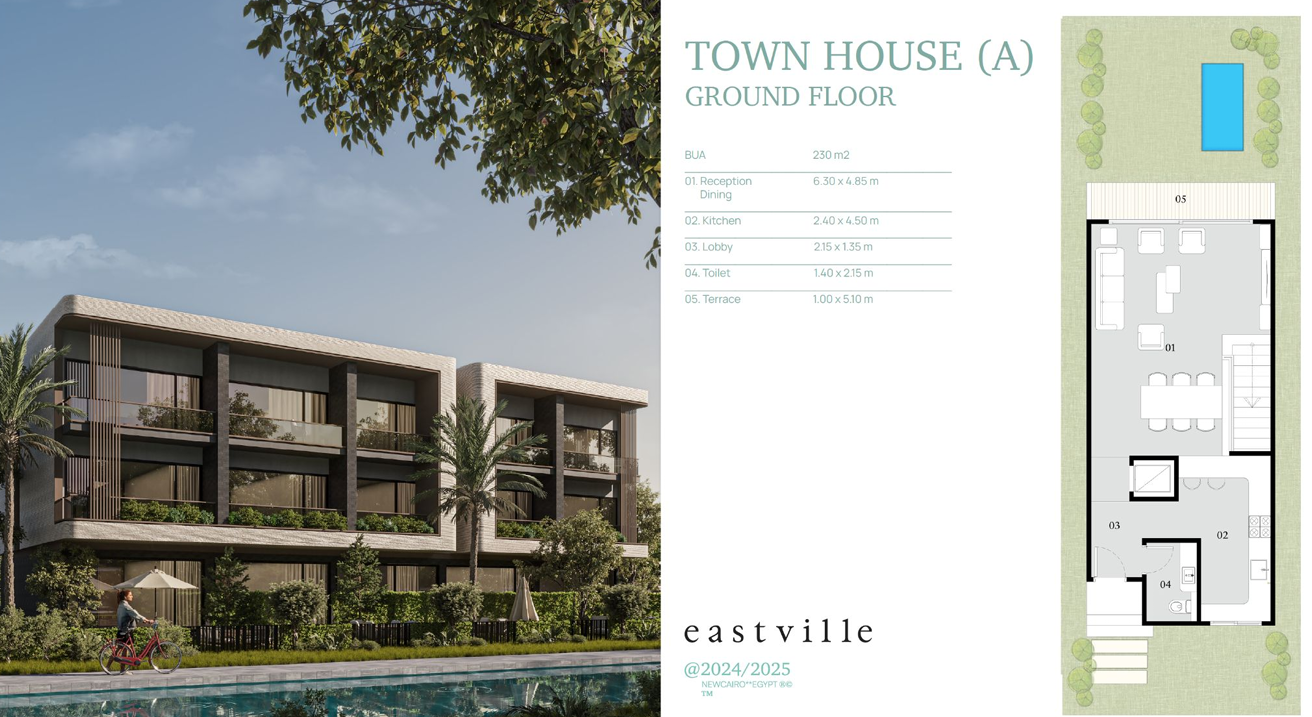 Plan 17 - Eastville New Cairo Compound Ajna Developments