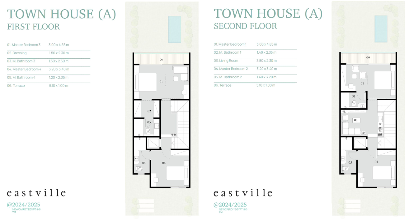 Plan 18 - Eastville New Cairo Compound Ajna Developments