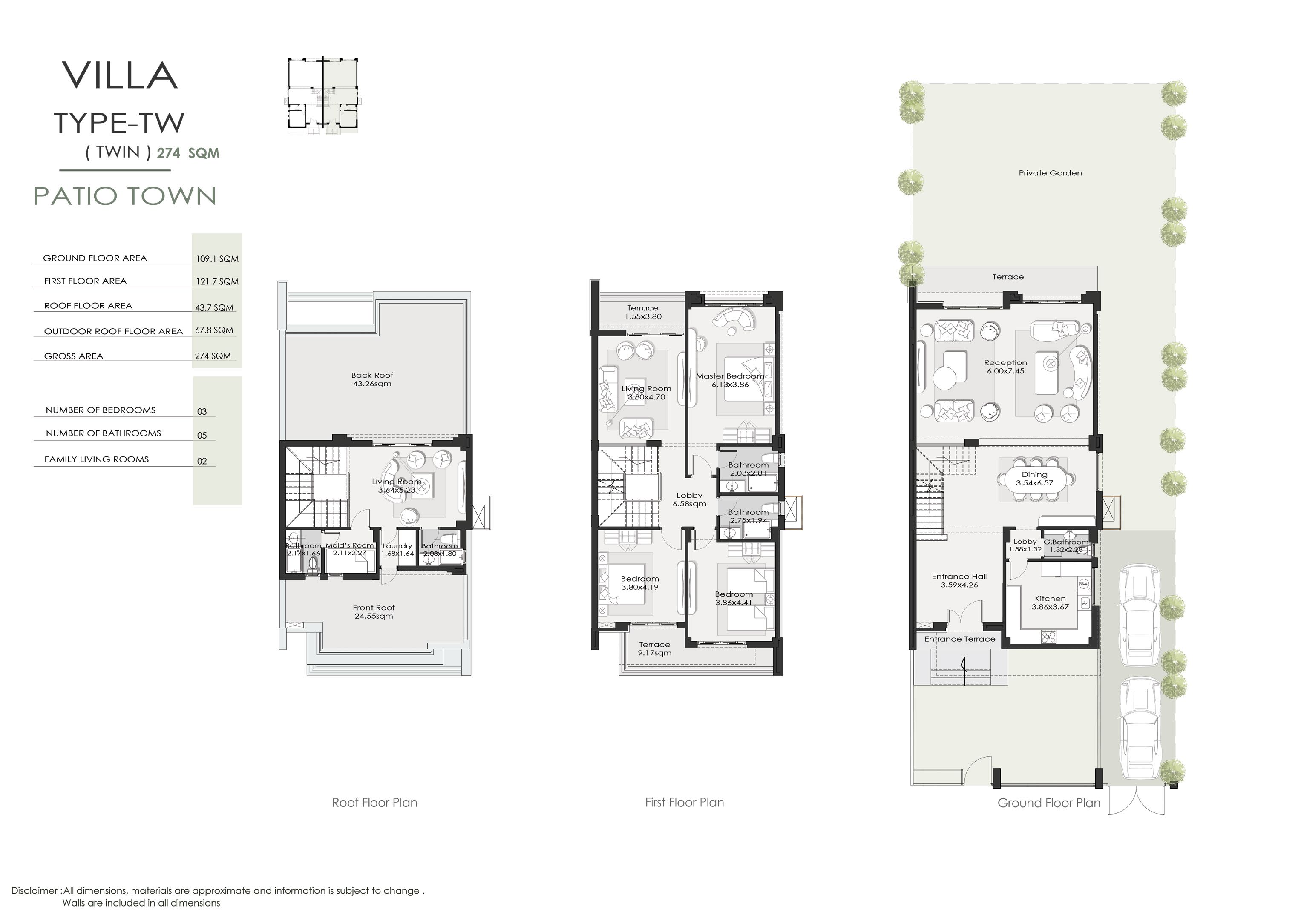 Floor Plan - كمبوند الباتيو تاون القاهرة الجديدة لافيستا للتطوير العقاري - El Patio Town New Cairo Compound