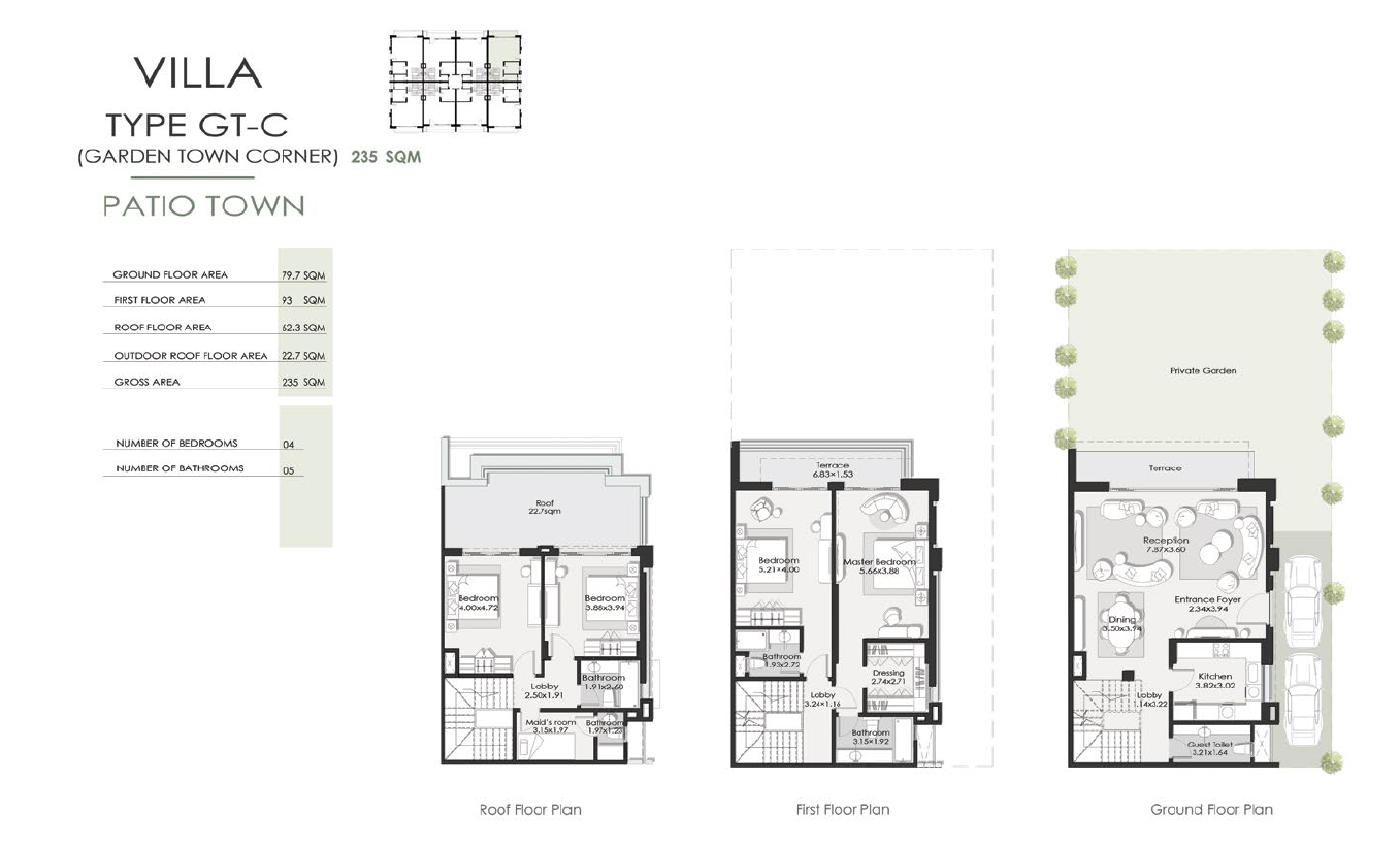 Floor Plan - كمبوند الباتيو تاون القاهرة الجديدة لافيستا للتطوير العقاري - El Patio Town New Cairo Compound