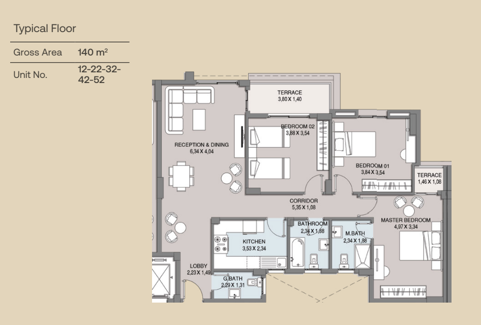 Floor Plan - Westview Residence New Zayed Compound HDP Egypt