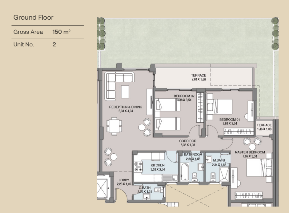Floor Plan - Westview Residence New Zayed Compound HDP Egypt