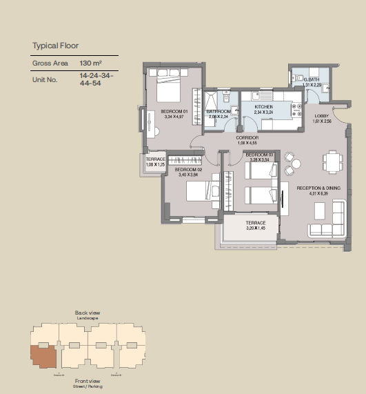 Plan 5 - Westview Residence New Zayed Compound HDP Egypt