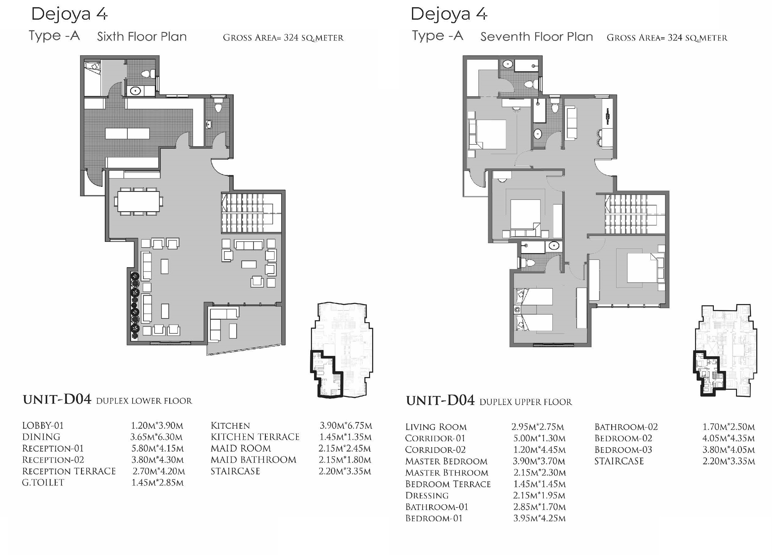 Floor Plan - De Joya 4 New Capital Compound Taj Misr Developments