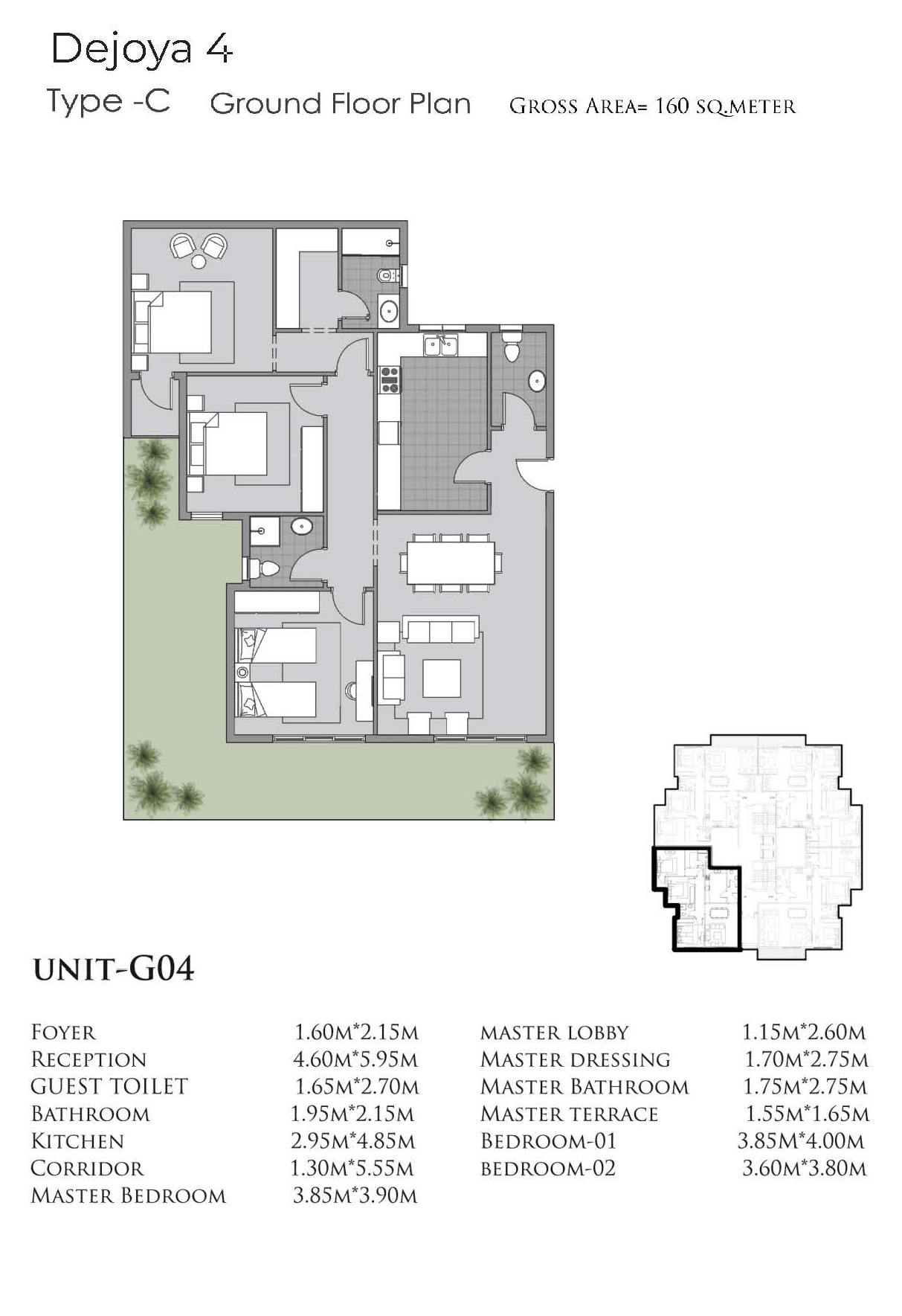 Floor Plan - De Joya 4 New Capital Compound Taj Misr Developments