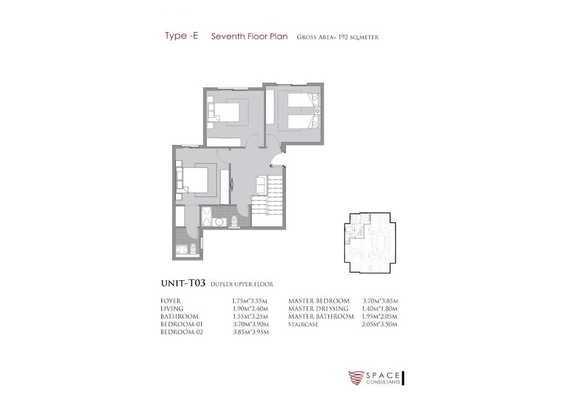 Floor Plan - De Joya 4 New Capital Compound Taj Misr Developments