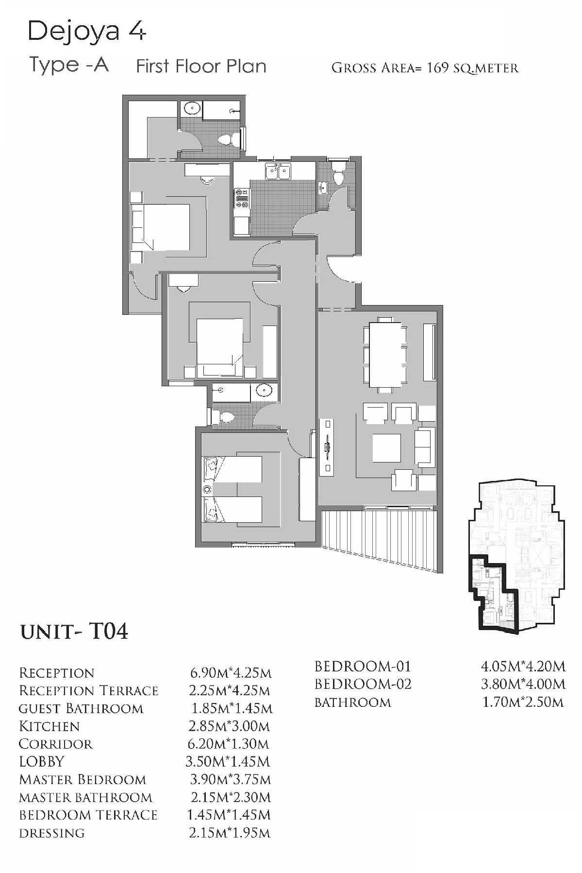 Floor Plan - كمبوند دي جويا 4 العاصمة الإدارية تاج مصر للتطوير العقاري - De Joya 4 New Capital Compound