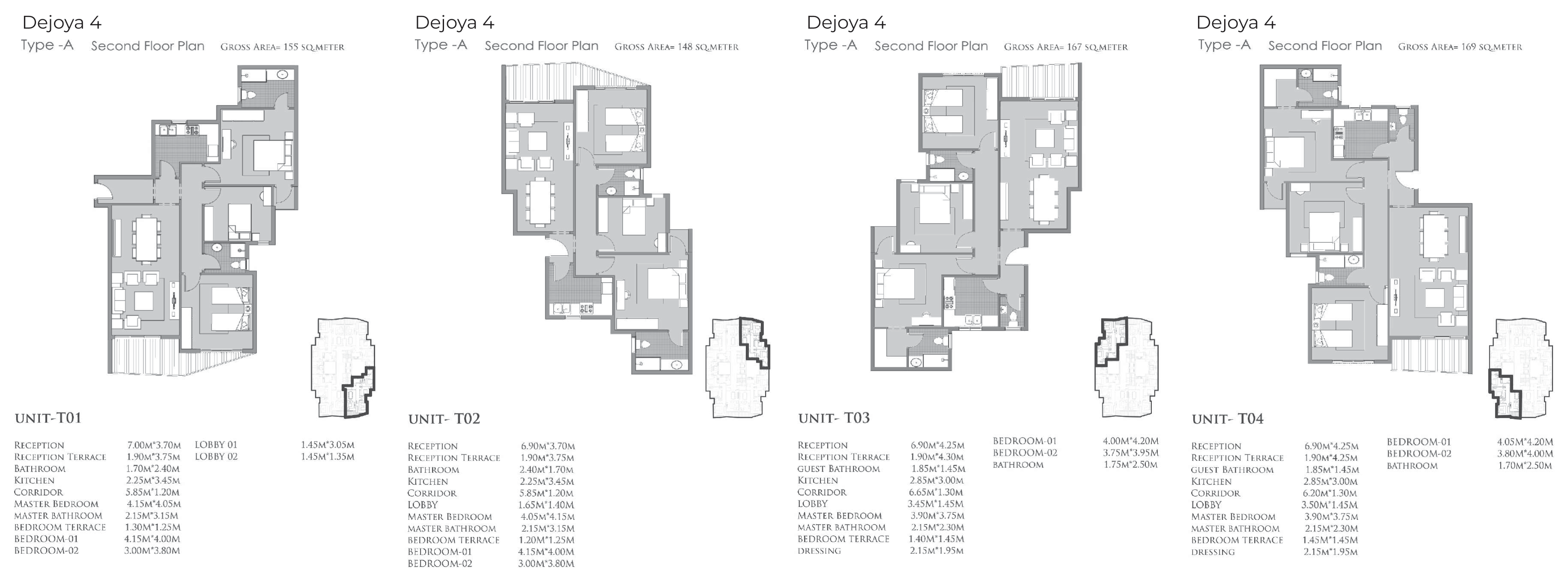 Floor Plan - De Joya 4 New Capital Compound Taj Misr Developments