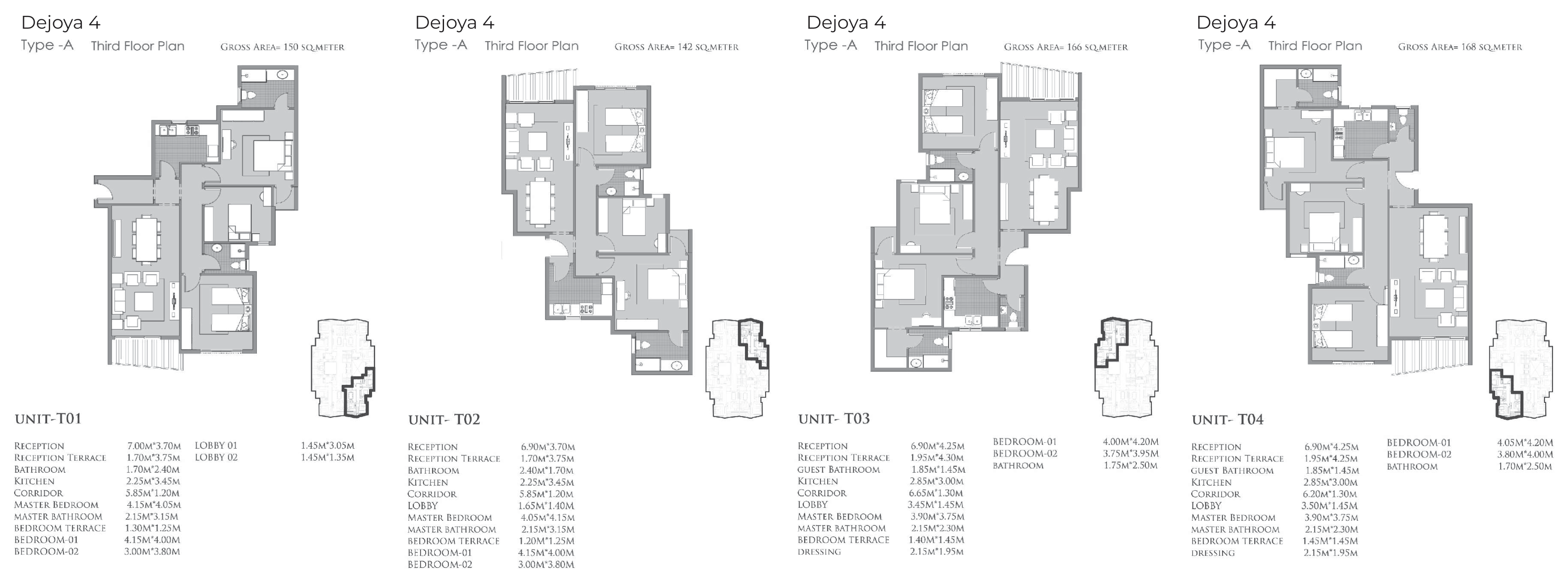 Floor Plan - De Joya 4 New Capital Compound Taj Misr Developments