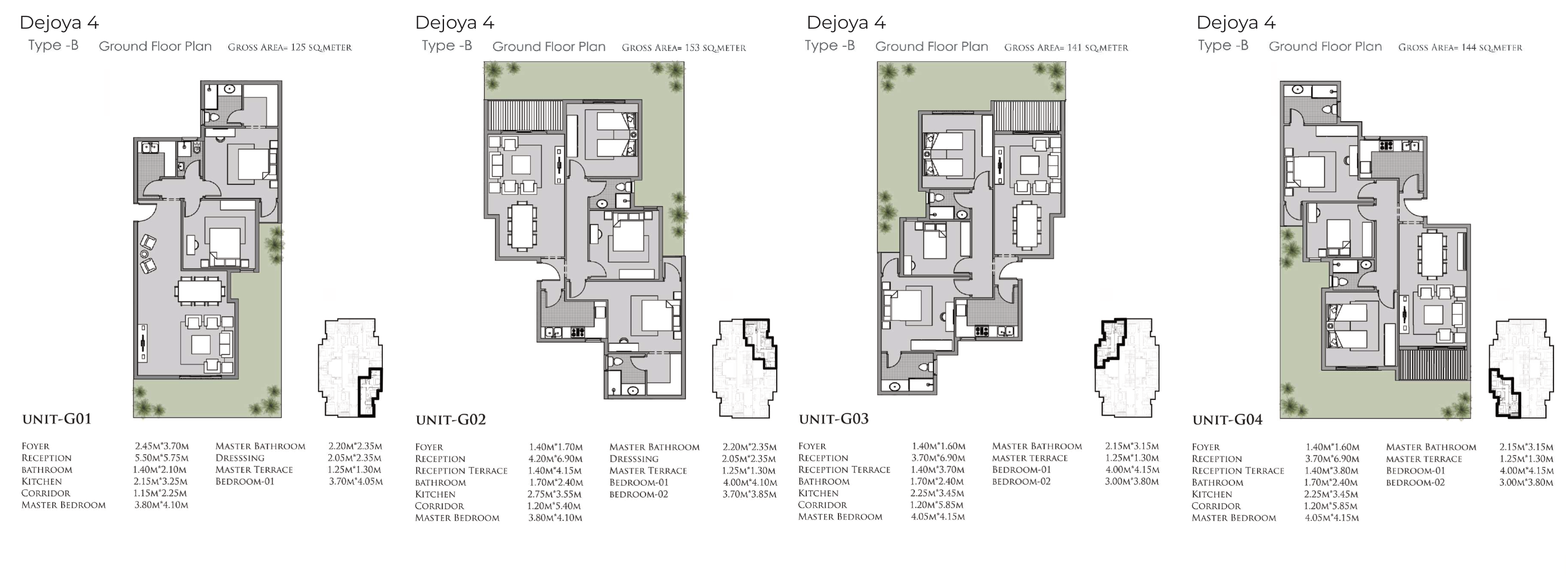 Floor Plan - De Joya 4 New Capital Compound Taj Misr Developments