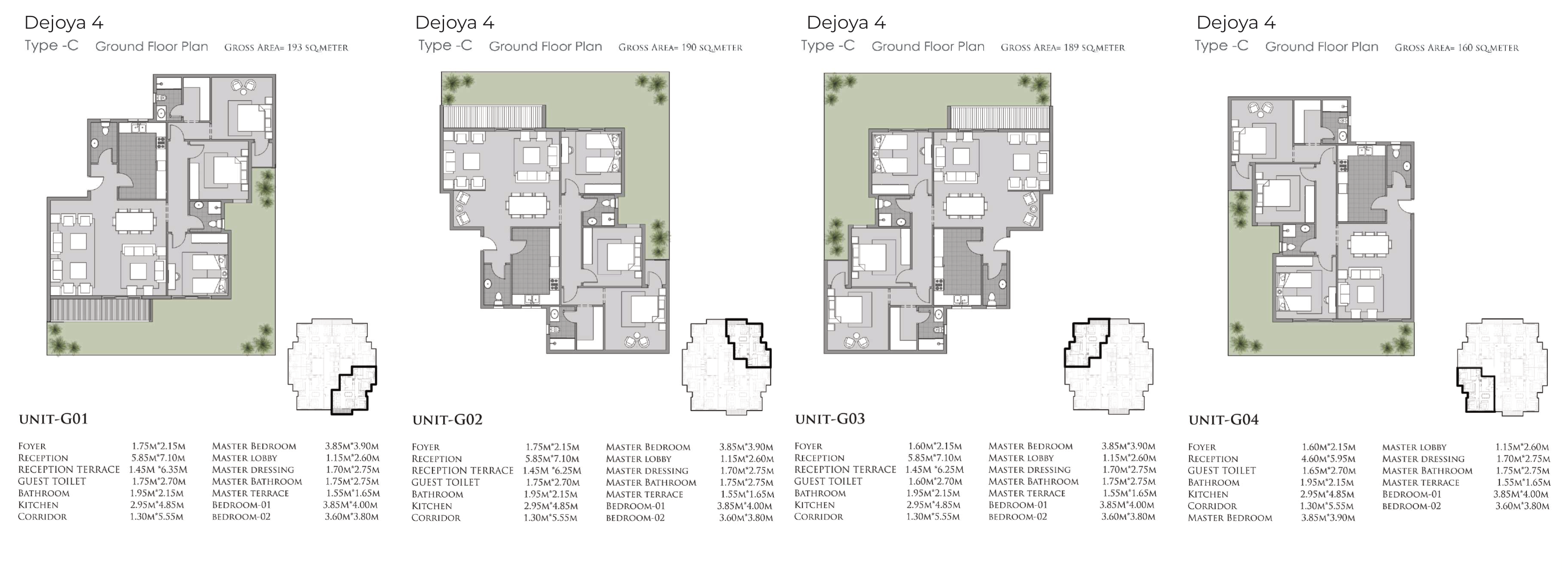 Floor Plan - De Joya 4 New Capital Compound Taj Misr Developments