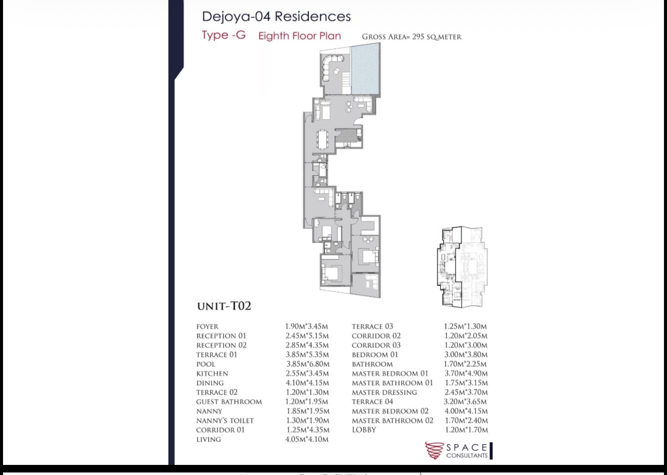Floor Plan - De Joya 4 New Capital Compound Taj Misr Developments