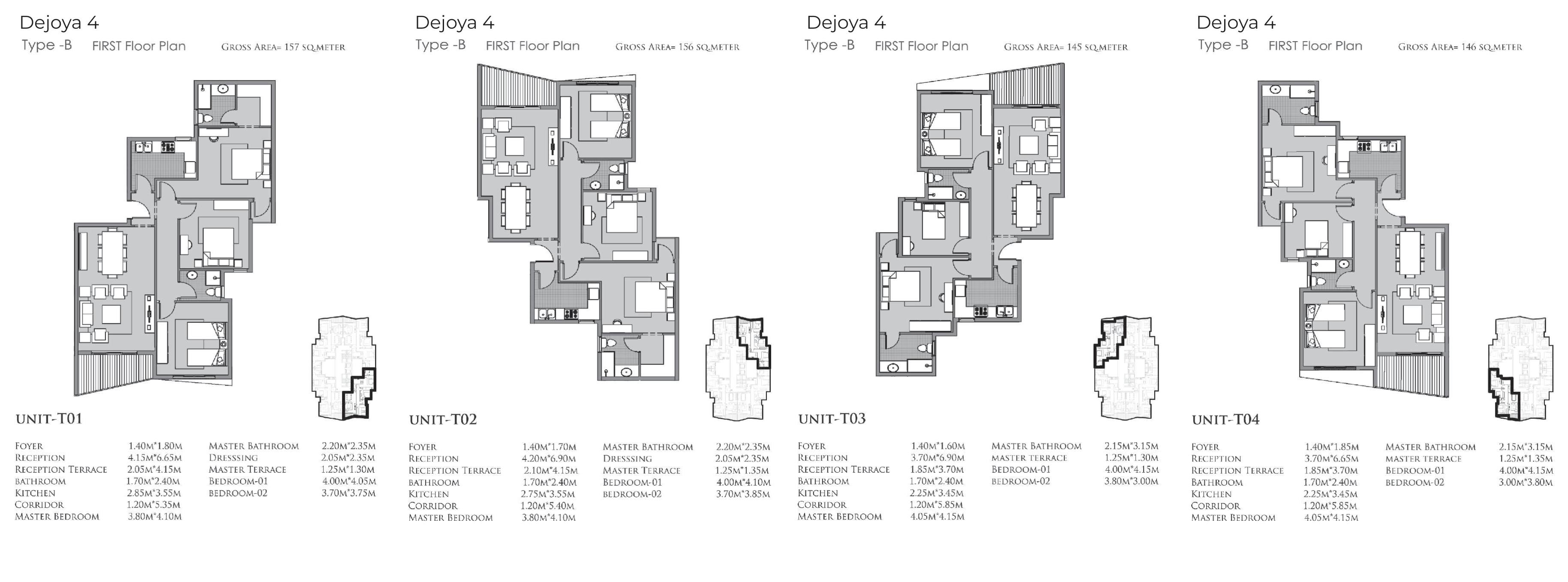 Plan 33 - De Joya 4 New Capital Compound Taj Misr Developments