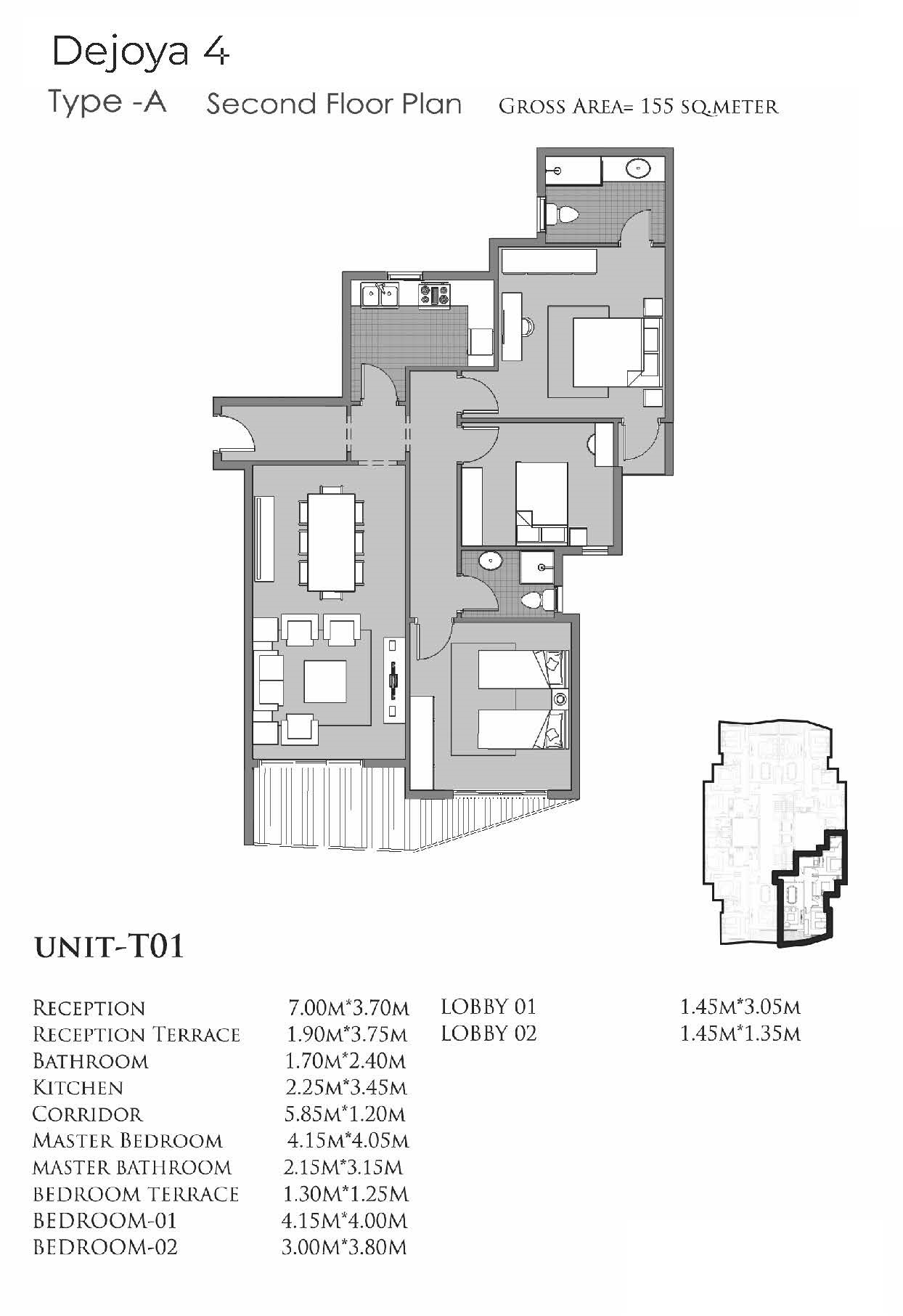 Floor Plan - كمبوند دي جويا 4 العاصمة الإدارية تاج مصر للتطوير العقاري - De Joya 4 New Capital Compound