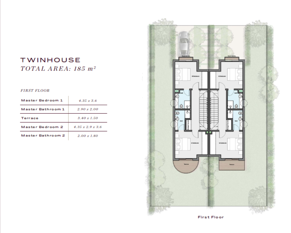 Floor Plan - Scenes Mostakbal City Compound Tatweer Misr Development